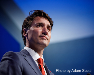 Justin Trudeau photo by Adam Scotti